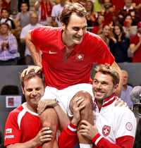 Big Win for Swiss Davis Cup Team 