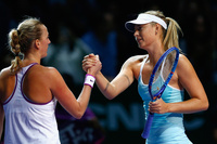 Maria Sharapova and Petra Kvitova