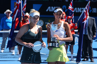 Jana Fett and Elizaveta Kulichkova Australian Open 2014