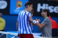 Tomas Berdych and David Ferrer Australian Open 2014