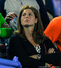 Mirka Federer Australian Open 2014