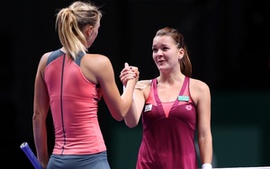 Maria Sharapova and Agnieszka Radwanska