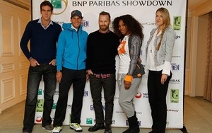 Juan Martin Del Potro, Rafael Nadal, Serena Williams, and Victoria Azarenka