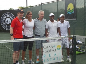 John McEnroe and Jim Courier