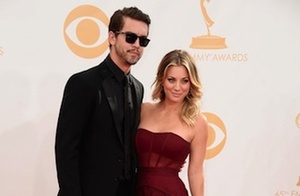 Ryan Sweeting and Kaley Cuoco Emmy