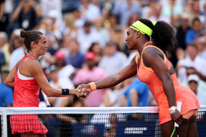 Roberta Vinci and Serena Williams