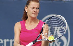 EXCLUSIVE - Between Shots Agnieszka Radwanska 