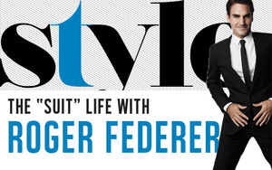 The “Suit” Life with Roger Federer